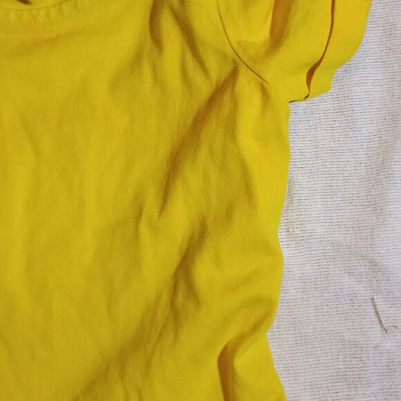 Hanna Andersson/Dress/Girls 6-7/Yellow & Blue/Daisy Corduroy Short Sleeve Playwe - Picture 5 of 7